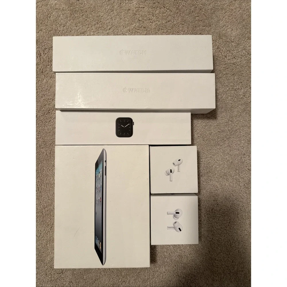Apple Empty Boxes variety Ipad, Airpods, Watch series 2, series 5